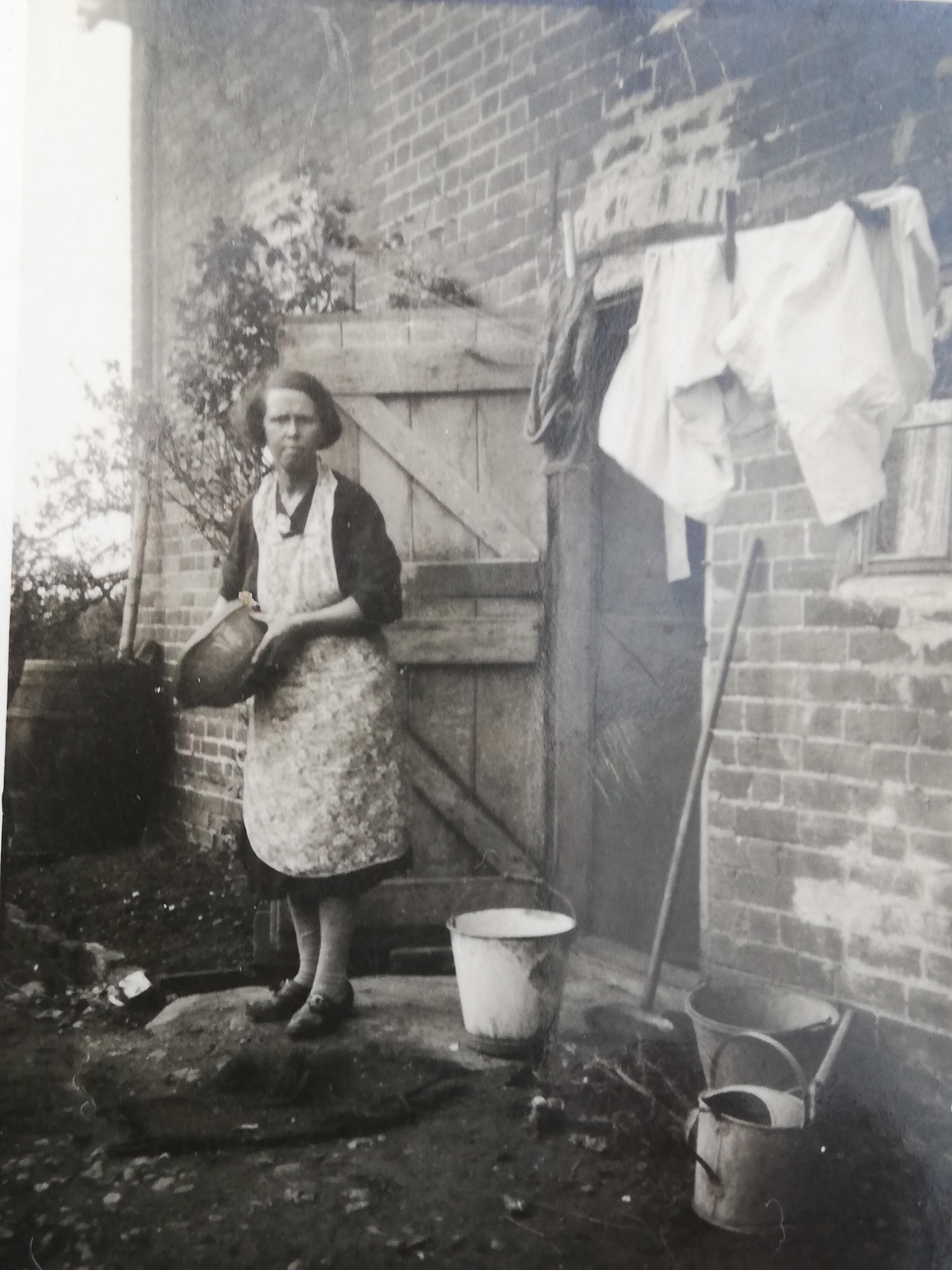 Back door or Rose Cottage