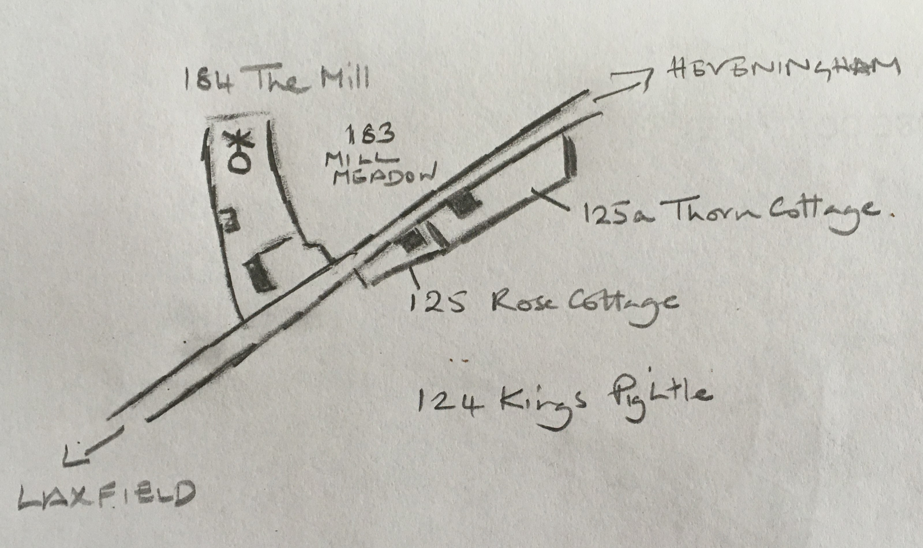 Title map of rose cottage