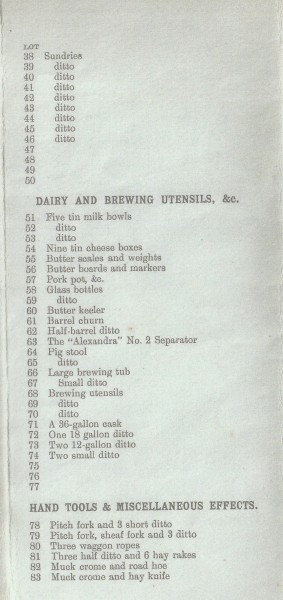 Sale Catalogue of White House Farm2