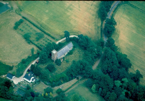 Aeriel View of church
